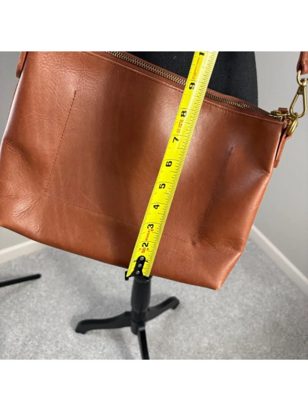 Madewell The Transport Shoulder Crossbody Leather Bag English Saddle Brown